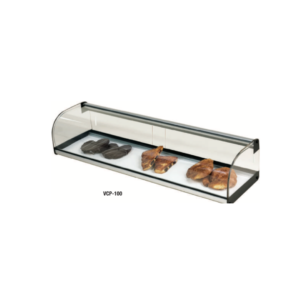 Vitrina Neutra de Sobremostrador VCP-100 con Base y Puertas