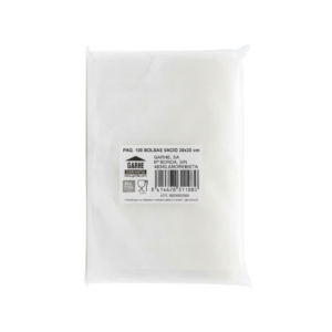 Paquete 100 Bolsas de Vacío 20x30 cm Garhe (BPA Free)